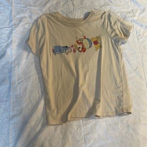 Tan Disney, Winnie and Pooh T-shirt, adult small